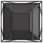 Preview: Feuerstelle Quadrat Schwarz 80x80x40 cm Stahl