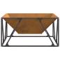 Preview: Feuerstelle Quadrat 80x80x40 cm Wetterstahl
