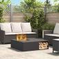 Preview: ARDEBO.de - Feuerstelle Schwarz 100 x 100 x 30 cm Wetterfeststahl