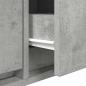 Preview: TV-Schrank Beton Grau Holzwerkstoff 100 x 31 x 25,5 cm
