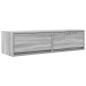 Preview: ARDEBO.de - TV-Schrank Grau Sonoma 100x31x25,5 cm Holzwerkstoff