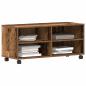 Preview: TV-Schränk 90 x 35 x 40,5 cm Braun Holzwerkstoff