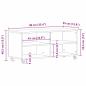 Preview: TV-Schrank Artisan Eiche 90x35x35 cm Holzwerkstoff