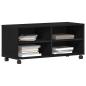Preview: TV-Schrank Schwarz 90x35x35 cm Holzwerkstoff