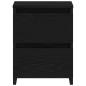 Preview: Nachttische mit Schubladen 2 Stk Schwarz Eiche 30x30x40 cm