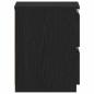 Preview: Nachttische mit Schubladen 2 Stk Schwarz Eiche 30x30x40 cm