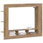 Preview: TV Schrank Wandmontiert Artisan Eiche 152x22x113 cm