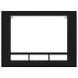 Preview: TV-Schrank Wandmontiert Schwarz Eiche 152x22x113 cm