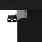 Preview: TV-Schrank Wandmontiert Schwarz Eiche 152x22x113 cm