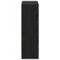 Preview: Bücherregal Schwarz 60x24x76 cm aus Holzwerkstoff