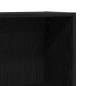 Preview: Bücherregal Schwarz 60x24x76 cm aus Holzwerkstoff
