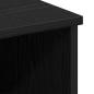 Preview: Nachttisch 2 stk. Schwarz Eichen-Optik 50 x 32 x 60 cm
