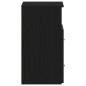 Preview: Nachttisch 2 stk. Schwarz Eichen-Optik 50 x 32 x 60 cm