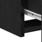 Preview: Nachttisch 2 stk. Schwarz Eichen-Optik 50 x 32 x 60 cm