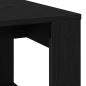 Preview: Couchtisch in Schwarz mit Eiche, 102x50x35 cm aus Holzwerkstoff