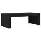 Preview: Couchtisch Schwarz Eiche 102x50x35 cm Holzwerkstoff