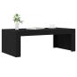 Preview: Couchtisch Schwarz Eiche 102x50x35 cm Holzwerkstoff