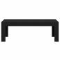 Preview: Couchtisch Schwarz Eiche 102x50x35 cm Holzwerkstoff
