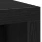 Preview: Couchtisch Schwarz Eiche 102x50x35 cm Holzwerkstoff