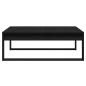 Preview: Couchtisch Schwarz Eiche 100x100x35 cm Holzwerkstoff