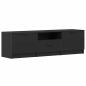 Preview: TV-Schrank - Schwarzes Eichenholz - 140x35x40 cm - Aus Holzwerkstoff gefertigt