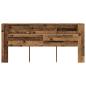 Preview: Kopfteile Schrank Altholz 220x18,5x104,5 cm