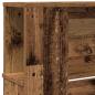 Preview: Kopfteile Schrank Altholz 220x18,5x104,5 cm