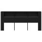 Preview: Kopfteilschrank Schwarze Eiche 220x18,5x104,5 cm