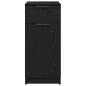 Preview: Schreibtischschrank in Schwarz Eiche - 33x50x75 cm - Hergestellt aus Werkstoff