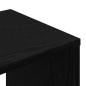Preview: TV-Schränke 2er Set Schwarz Eiche 100x30x30 cm Holzfaser