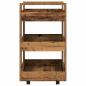 Preview: Küchenwagen Alte Holz 60x45x80 cm Ingenieurholz