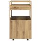 Preview: Küchenwagen Artisan Eiche 60x45x80 cm Holzwerkstoff