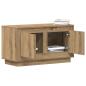 Preview: ARDEBO.de - TV-Schrank Artisan Eiche 80x35x45 cm Ingenie Holz