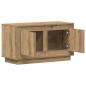 Preview: TV-Schrank Artisan Eiche 80x35x45 cm Ingenie Holz