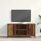 Preview: TV-Schrank Alte Optik 100x40x50 cm Holzwerkstoff und Stahl