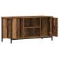 Preview: TV-Schrank Alte Optik 100x40x50 cm Holzwerkstoff und Stahl