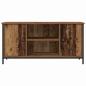 Preview: TV-Schrank Alte Optik 100x40x50 cm Holzwerkstoff und Stahl