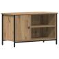Preview: TV-Schrank Artisan Eiche 80x40x50 cm Holzwerkstoff und Stahl