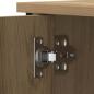 Preview: TV-Schrank Artisan Eiche 80x40x50 cm Holzwerkstoff und Stahl