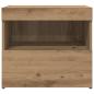 Preview: Nachttisch mit LED-Lichtern Artisan Eiche 50x40x45 cm