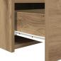 Preview: Nachttisch mit LED-Lichtern Artisan Eiche 50x40x45 cm