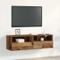 Preview: ARDEBO.de - TV-Wandregal Alte Holz 100x30x30 cm Engineered Wood