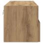 Preview: TV-Wandregal Artisan Eiche 100x30x30 cm Holzwerkstoff