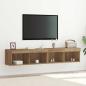 Preview: ARDEBO.de - TV-Schrankset 2 stk. Artisan-Eiche Holzwerkstoff