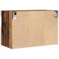 Preview: TV-Wandschrank mit LED-Leuchten Alte Holz 60x30x40 cm