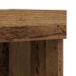 Preview: TV-Wandschrank mit LED-Leuchten Alte Holz 60x30x40 cm