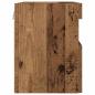 Preview: TV-Wandschrank mit LED-Leuchten Alte Holz 60x30x40 cm