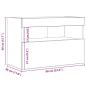 Preview: TV-Wandschrank 60 x 30 x 40 cm Artisan-Eiche Holzwerkstoff