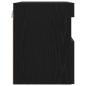 Preview: TV-Wandschrank mit LED-Lichtern Schwarz Eiche 60x30x40 cm
