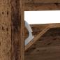 Preview: Schuhschrank mit Klappenfach Altholz 80x21x87,5 cm